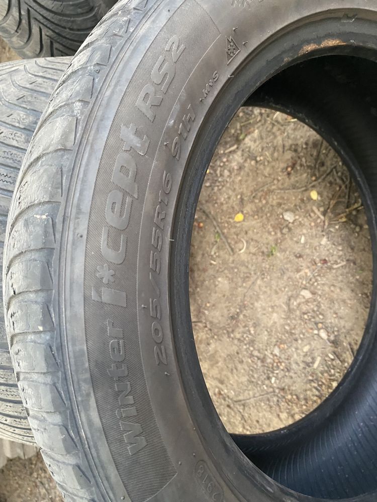 Шина hankook і continental 205 55 16