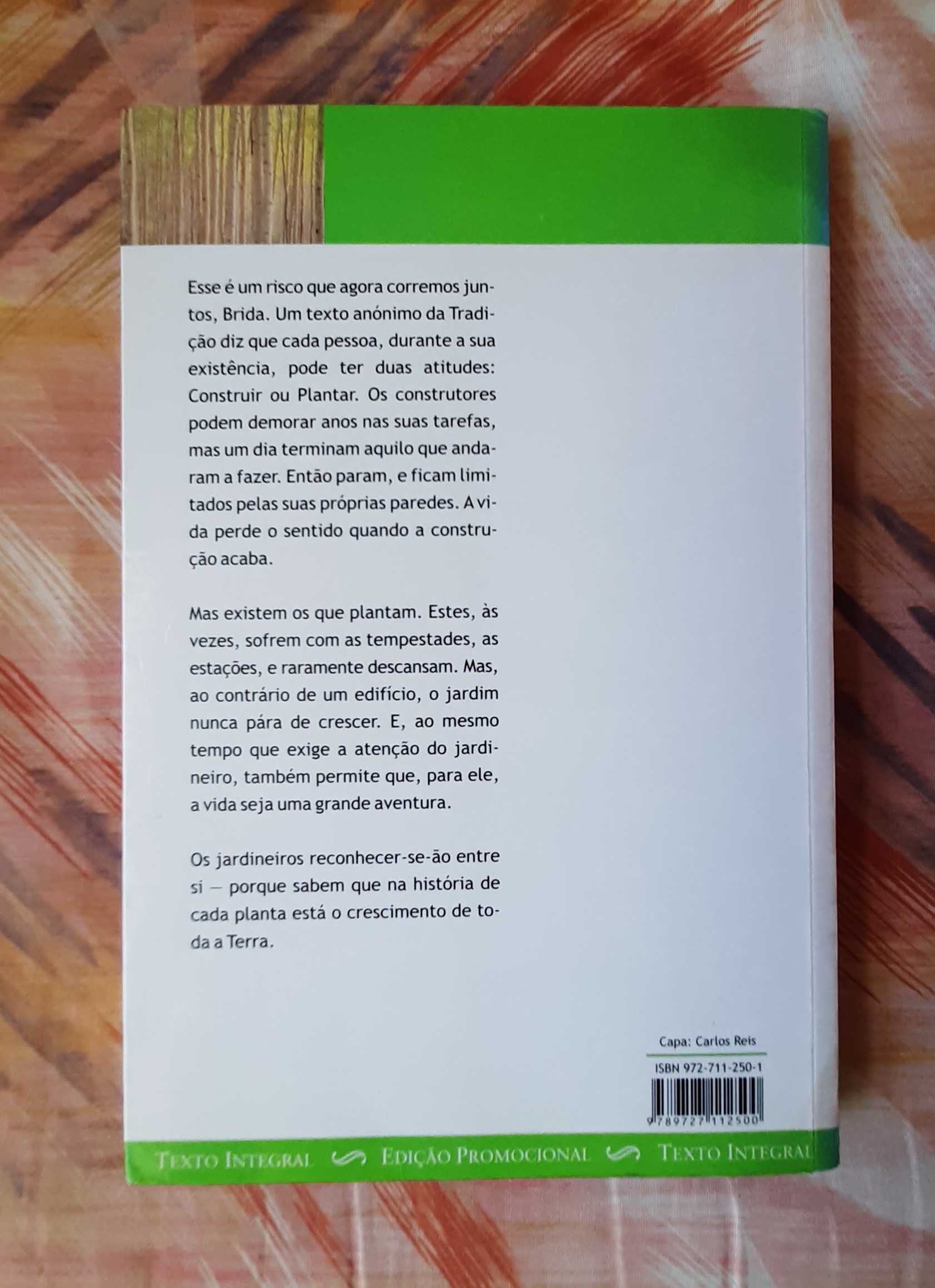 Livros "Brida" e "O Diário de um Mago" - Paulo Coelho