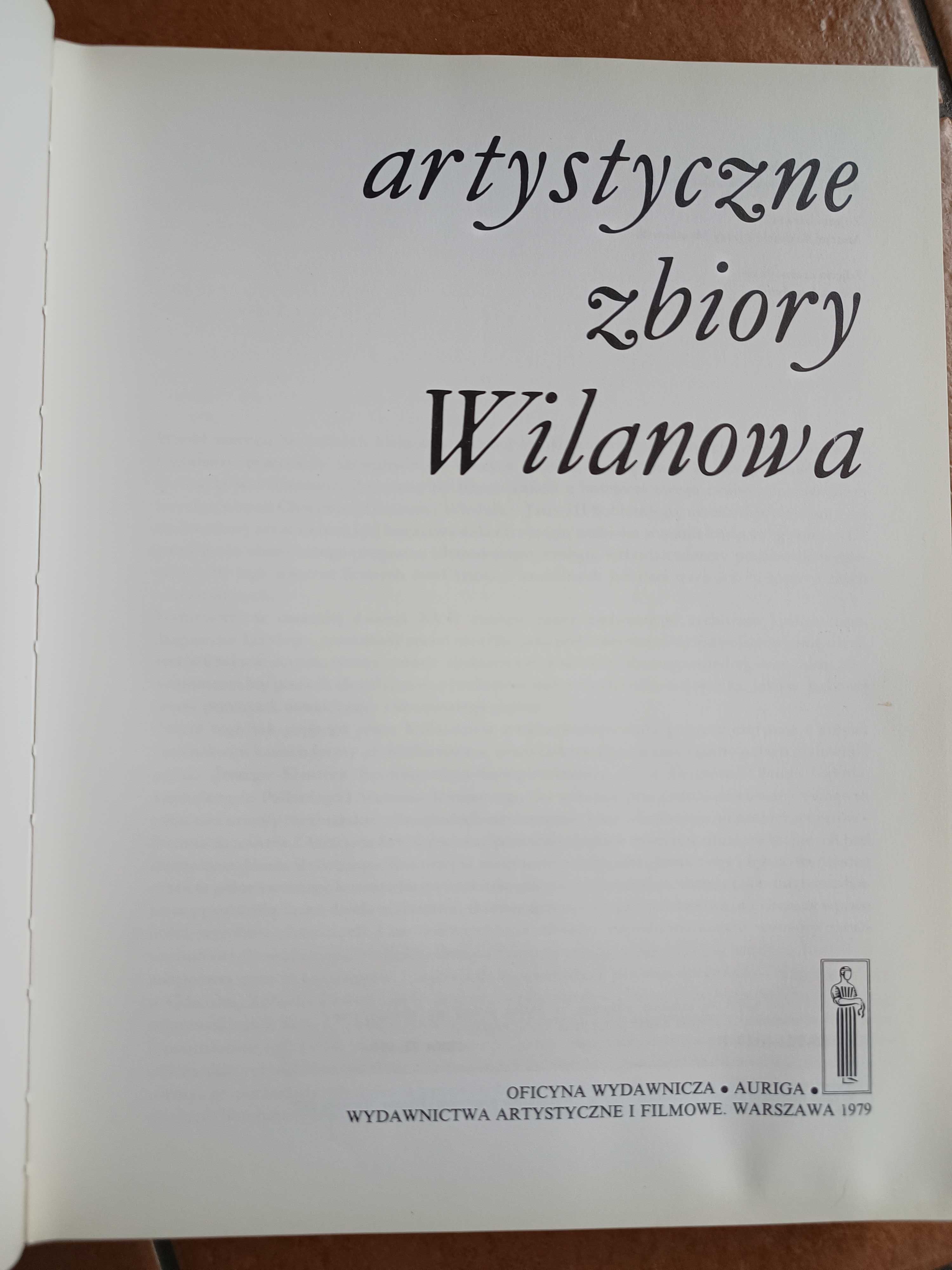 Książka album Artystyczne zbiory Wilanowa