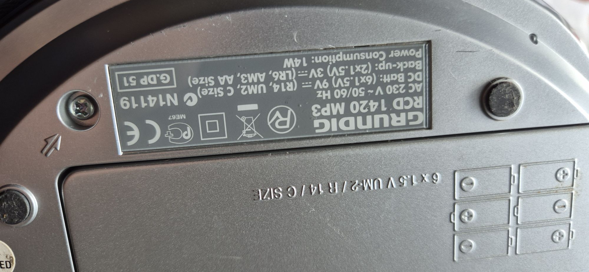 Radio CD MP3 Grundig odtwarzacz przenośny