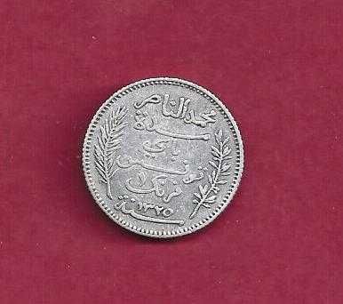 Tunisia  1907  e Marrocos  1960    2  Moedas de Prata