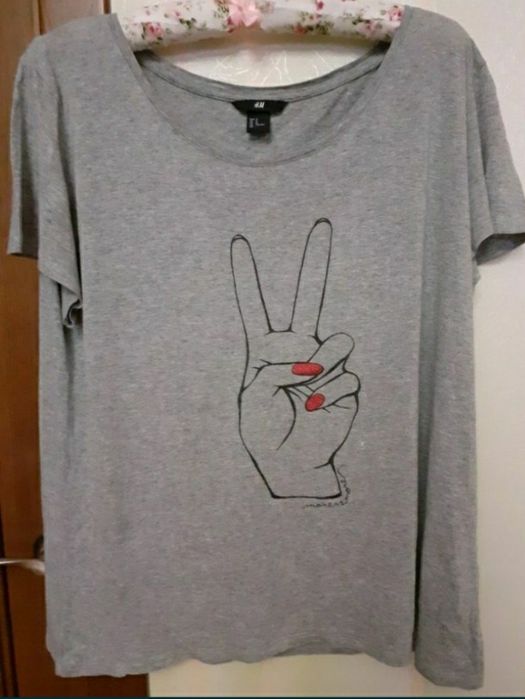 Футболка Н&М  Baker оригинал Платье М L размер/брюки Испания М размер