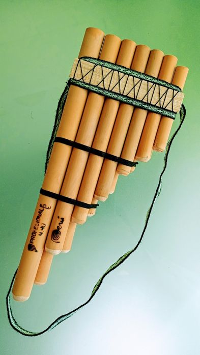 Flauta de pã peruana profissional + bolsa almofadada (nova)