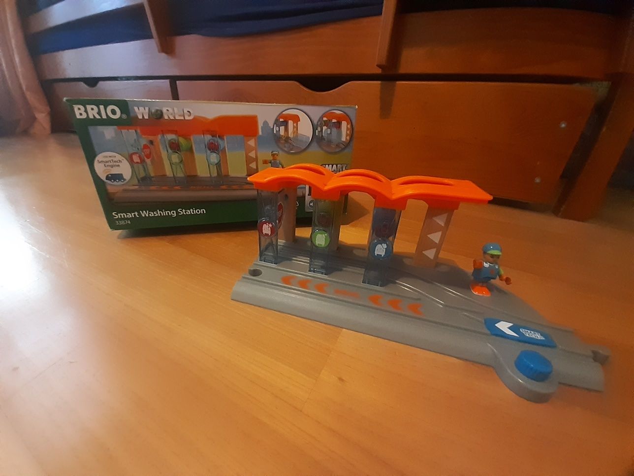 Brio 33874 Smart tech myjnia pociągowa bdb