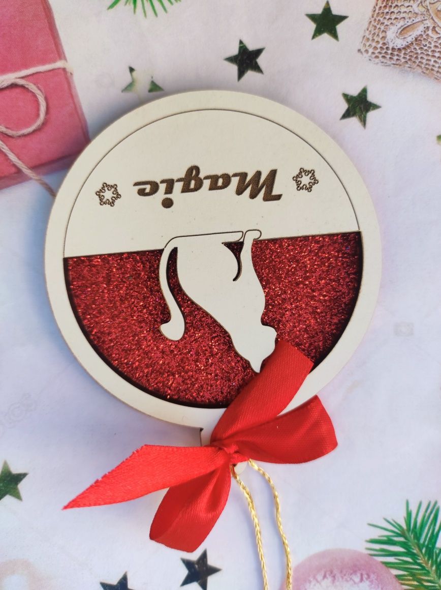 Bolas de Natal personalizadas / Enfeites árvore de Natal