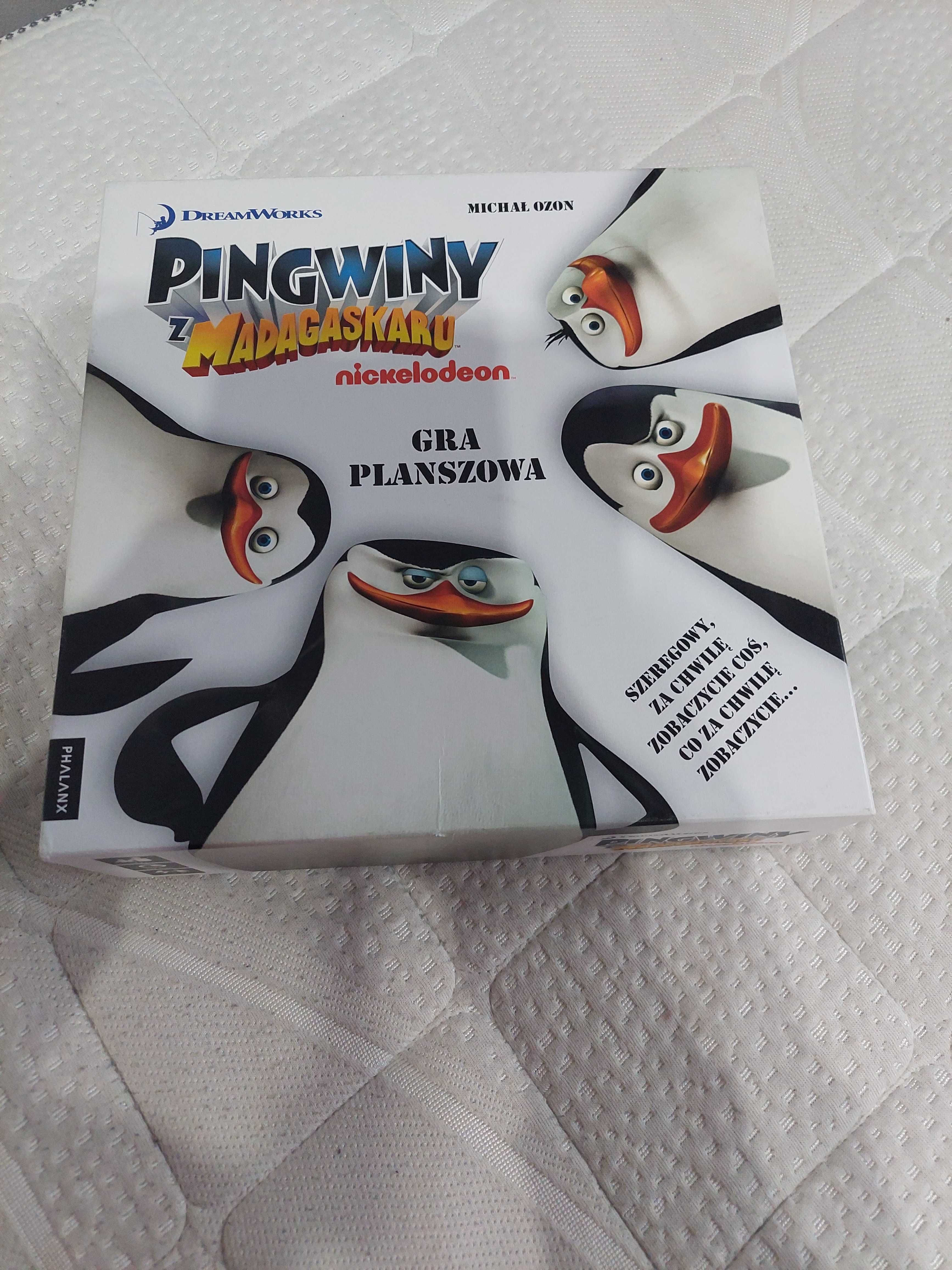 gra planszowa pingwiny z madagaskaru