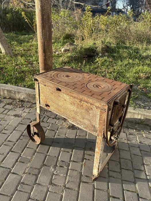 Супер Буржуйка на колесах.пічка.топка.печка.мангал.кухня полевая.очаг