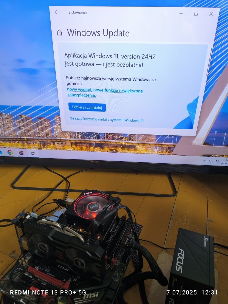 MSI B450 Gaming + Ryzen 5 3600 + 16GB DDR4 3200 + SSD 1TB + Win10/11