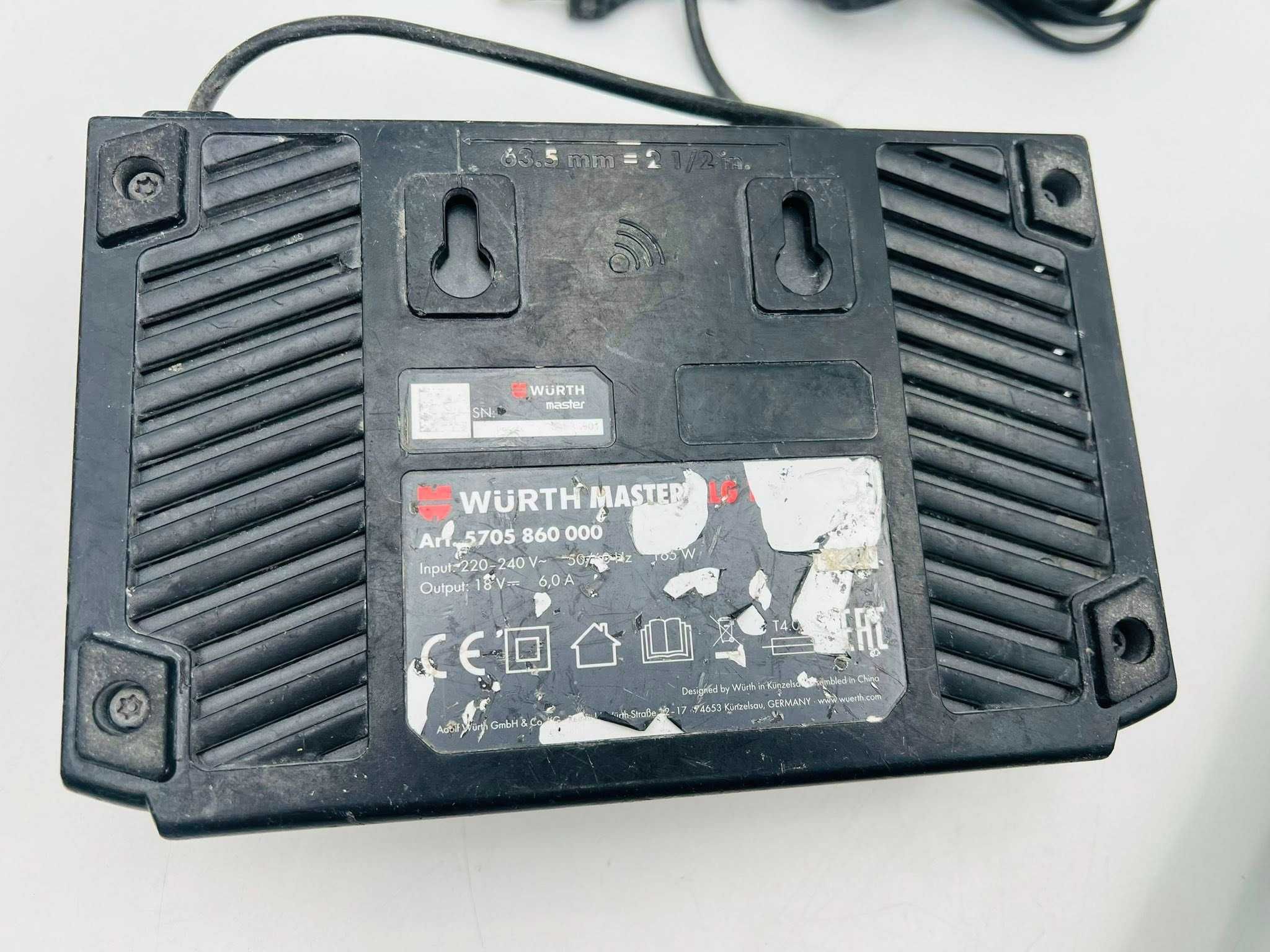 Szlifierka Wurth AWS 18-125 Compact M-Cube zestaw