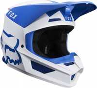 KASK FOX V-1 V1 MATA BLUE/WHITE Rozmiar M 57-58cm  Enduro , Cross