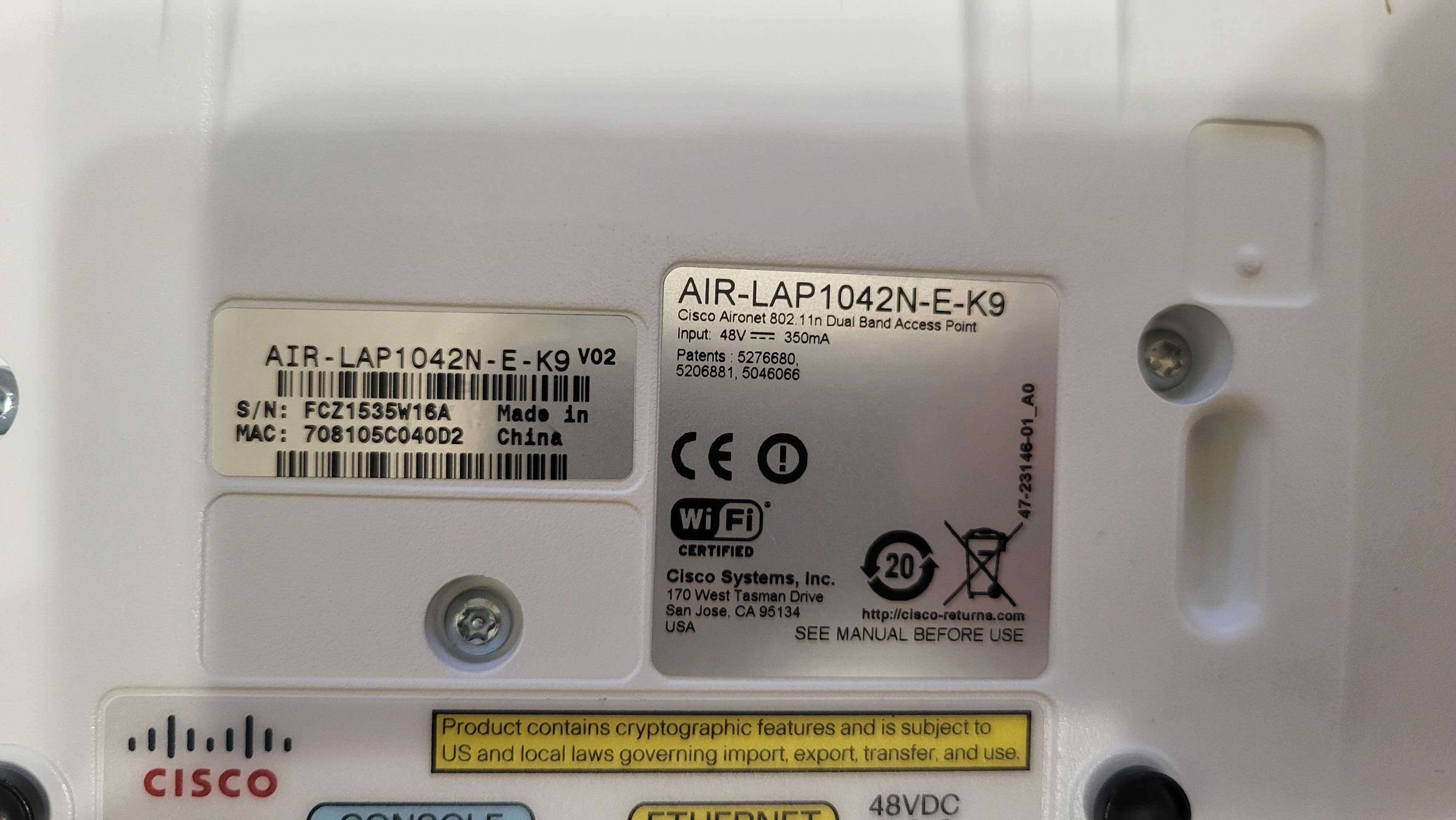 Точка доступу Cisco AIR-LAP1042N-E-K9