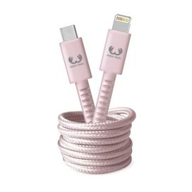 Fresh N Rebel - kabel USB-C lightning 2.0M smoke pink, różowy - OUTLET