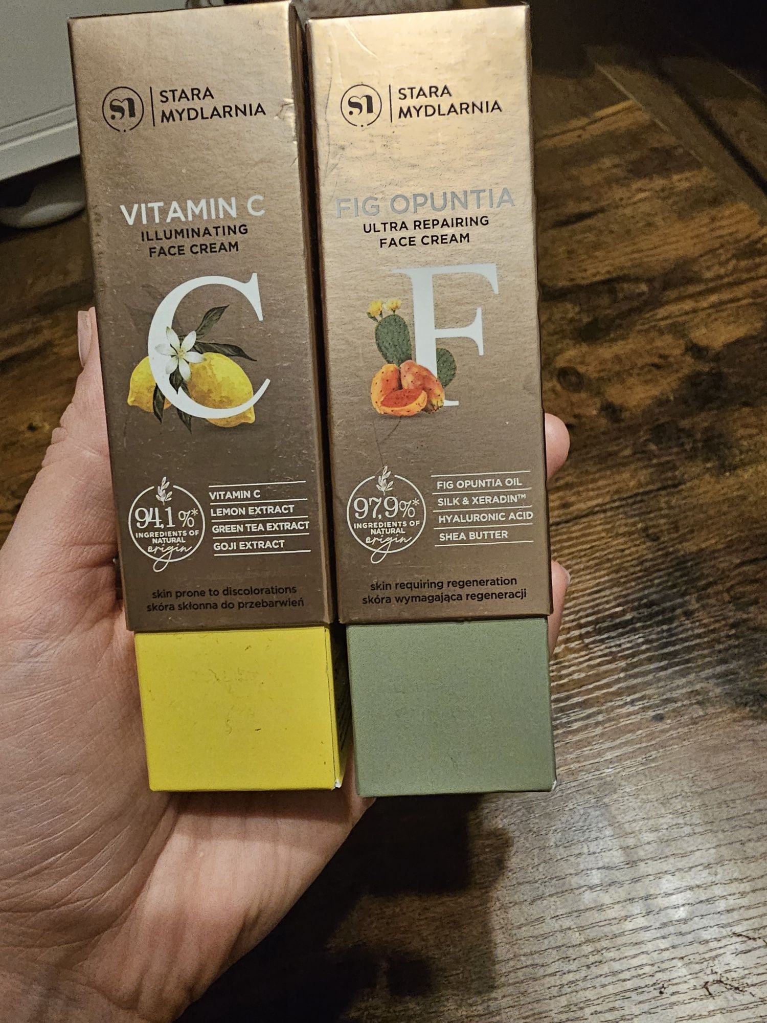 Srara mydlarnia krem do twarzy Vitamin C + drugi krem GRATIS