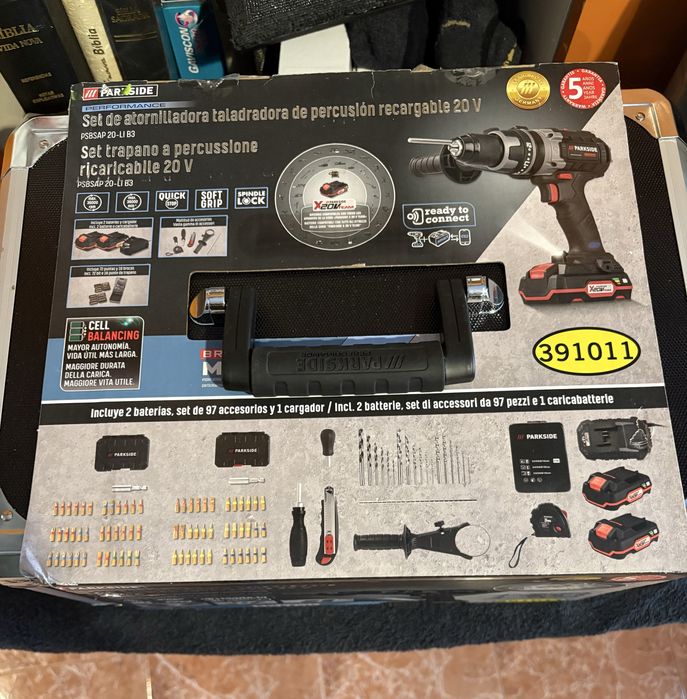 Pack Aparafusadora com Martelo Performance Parkside