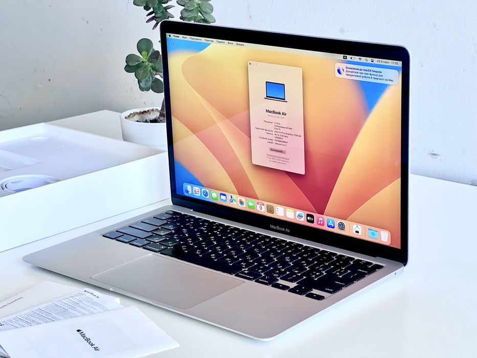 MacBook Air 13” 2020 16/128 Gb SSD M2 Retina XDR (1,25 кг, ексклюзив)