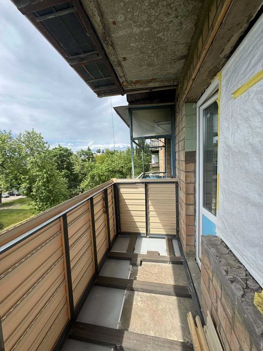 Ремонт балкона КИЇВ • Лоджія ПІД КЛЮЧ • Монтаж балкона Дарницький р-н