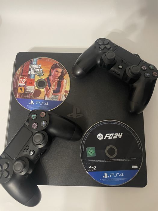 Playstation 4 slim 1 tb / PS 4 1000 gb fc24/ gta 5