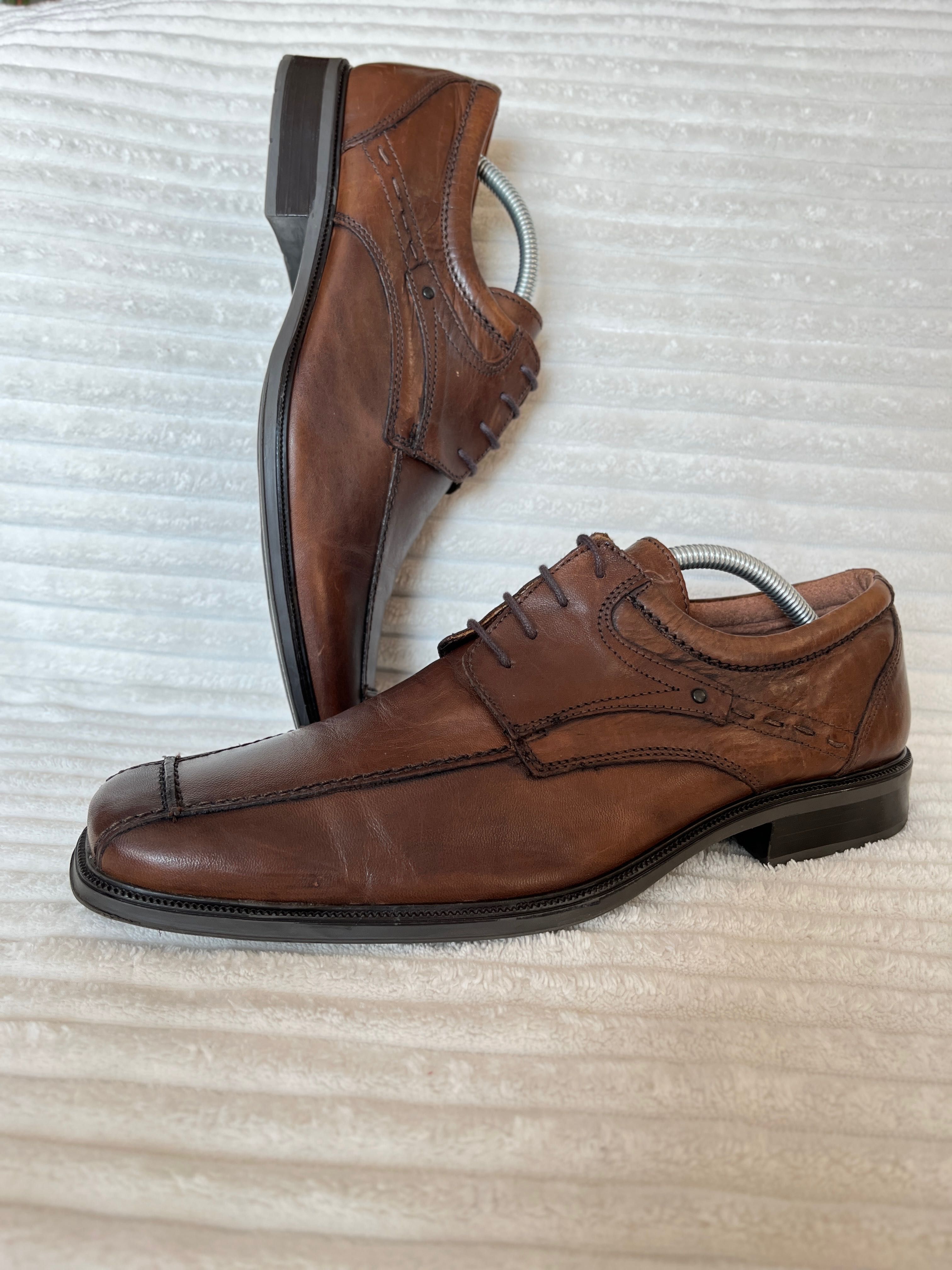 Tailor & Son excellent shoes męskie skórzane półbuty rozm 44