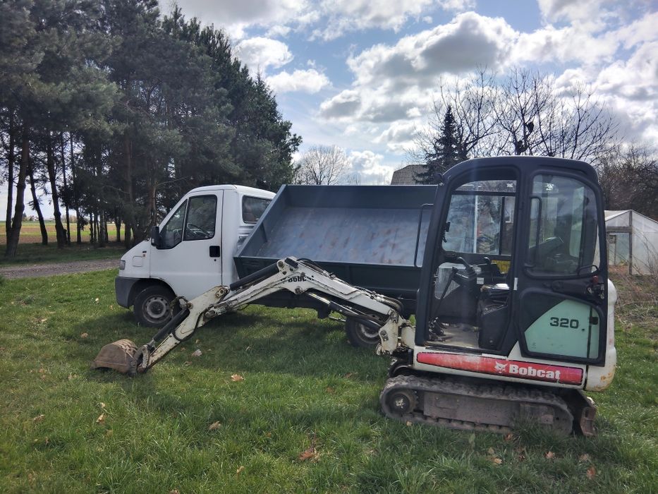 Usługi minikoparka wywrotka transport