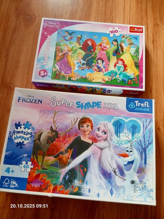 Puzzle księżniczki Disneya