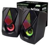 Gamingowe głośniki komputerowe 2.1 Esperanza BOOGIE USB LED RAINBOW