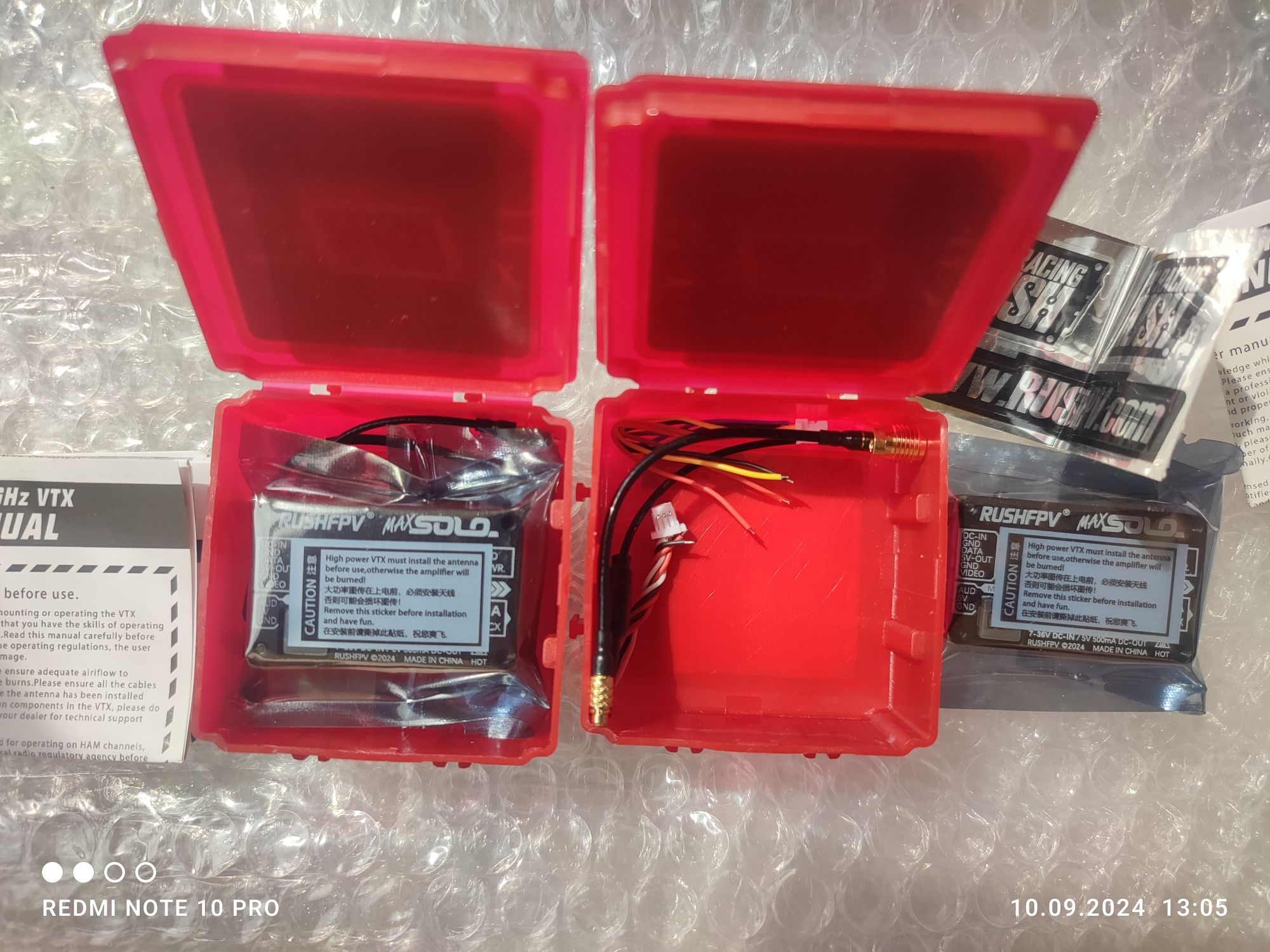 Видео передатчик Rush Max Solo 5.8G 25/500/1000/2500mW