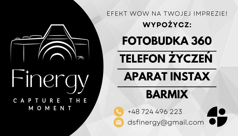 BARMIX / Fotobudka 360/ Instax – centralna PL WOW na Twojej Imprezie!