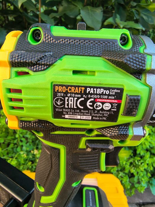 Шуруповерт Procraft Pa18Pro DFR безщітковий
