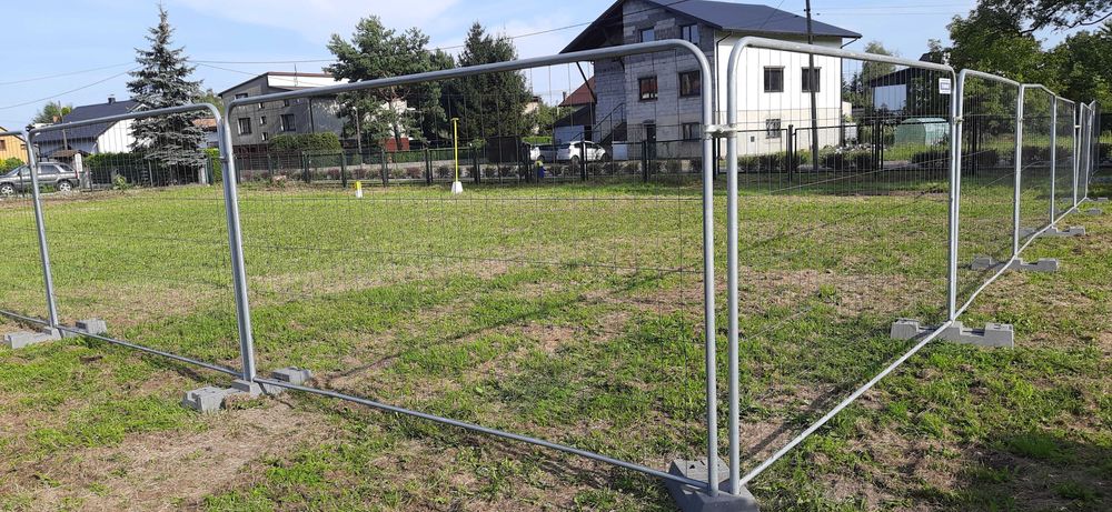 Płotki Barierki Ogrodzenia Tymczasowe Ochronne Namioty wynajem
