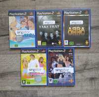 Gry PS2 SingStar 5szt Wysyłka