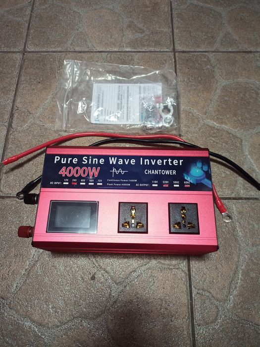 Продам инвертор 24v-220v,4000w,чистая синусоида.
