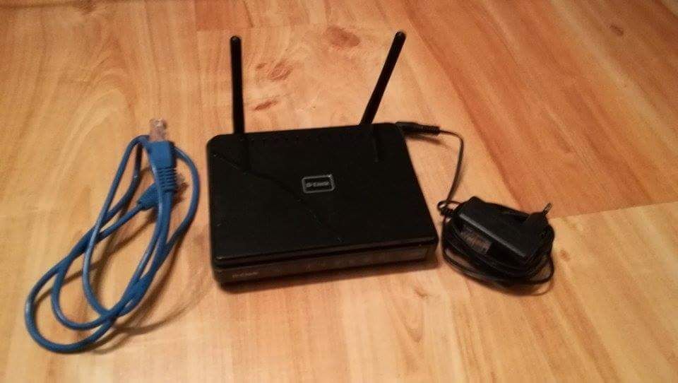 Router czarny d link