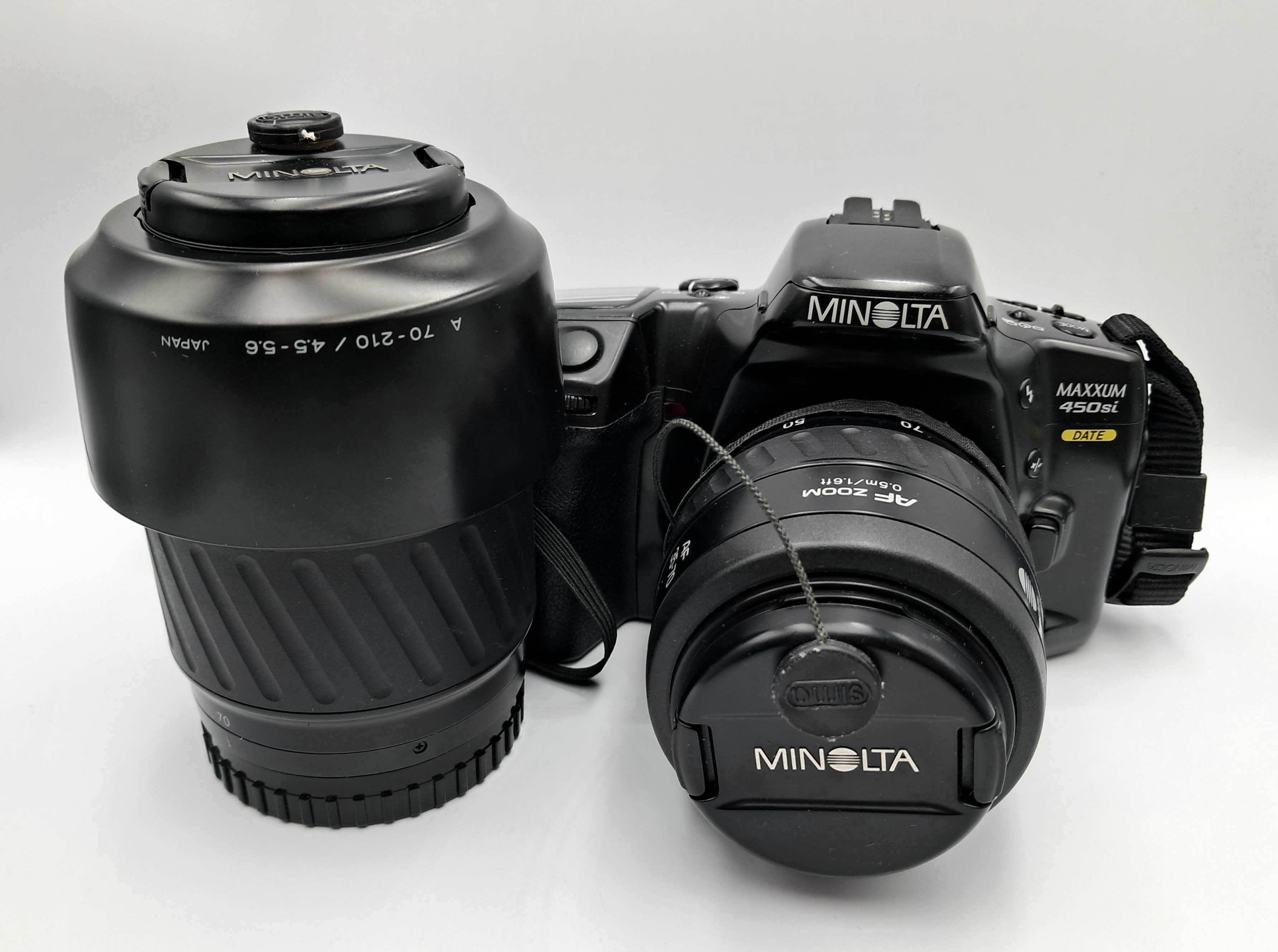 Minolta Maxxum 450si Panorama з оптикою Minolta 35-70 та 70-210.