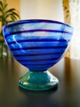 Taça Kosta Boda azul