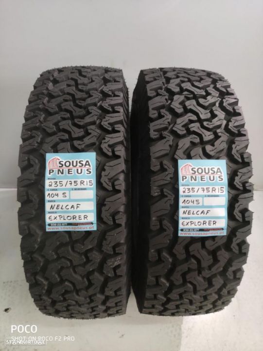 2 pneus novos 235-75r15 nelcaf - oferta dos portes