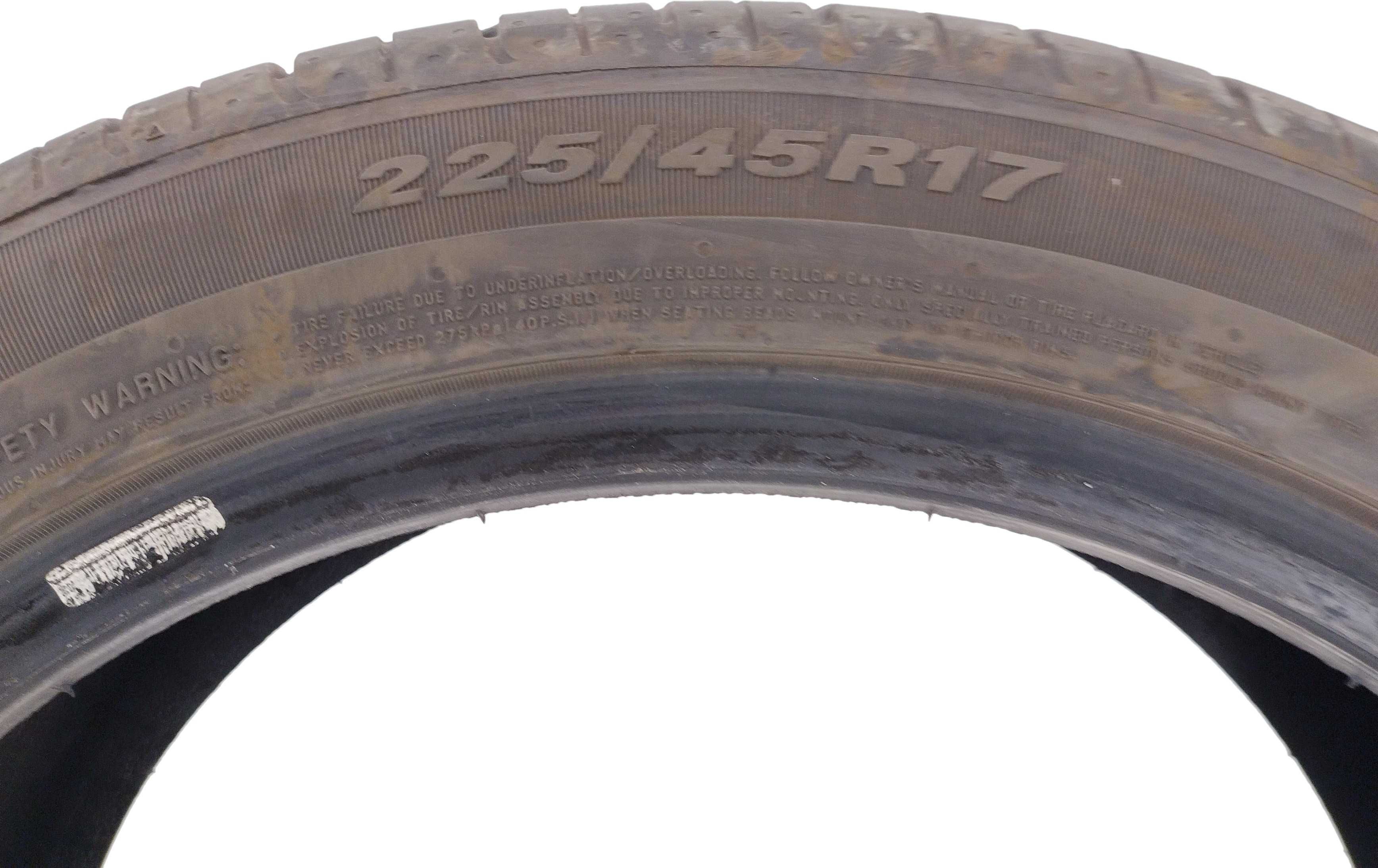 4x 225/45 R17 Nexen SU2 opony letnie 6,5 mm / montaż kurier 24 r