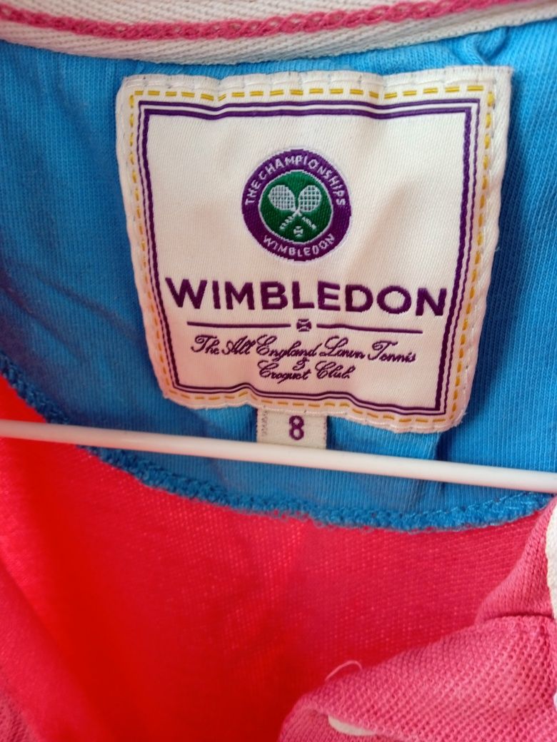 Wimbledon розовое поло