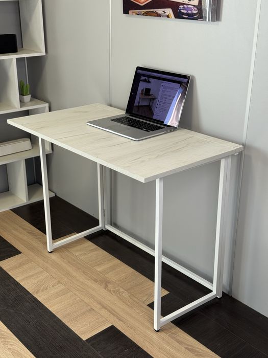 Стіл трансформер.Письмовий стіл,розкладний , Крафт-Білий, 100 см