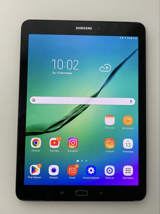 Планшет Samsung Galaxy Tab T813 24,6 см (9,7 дюймів) Чорний
