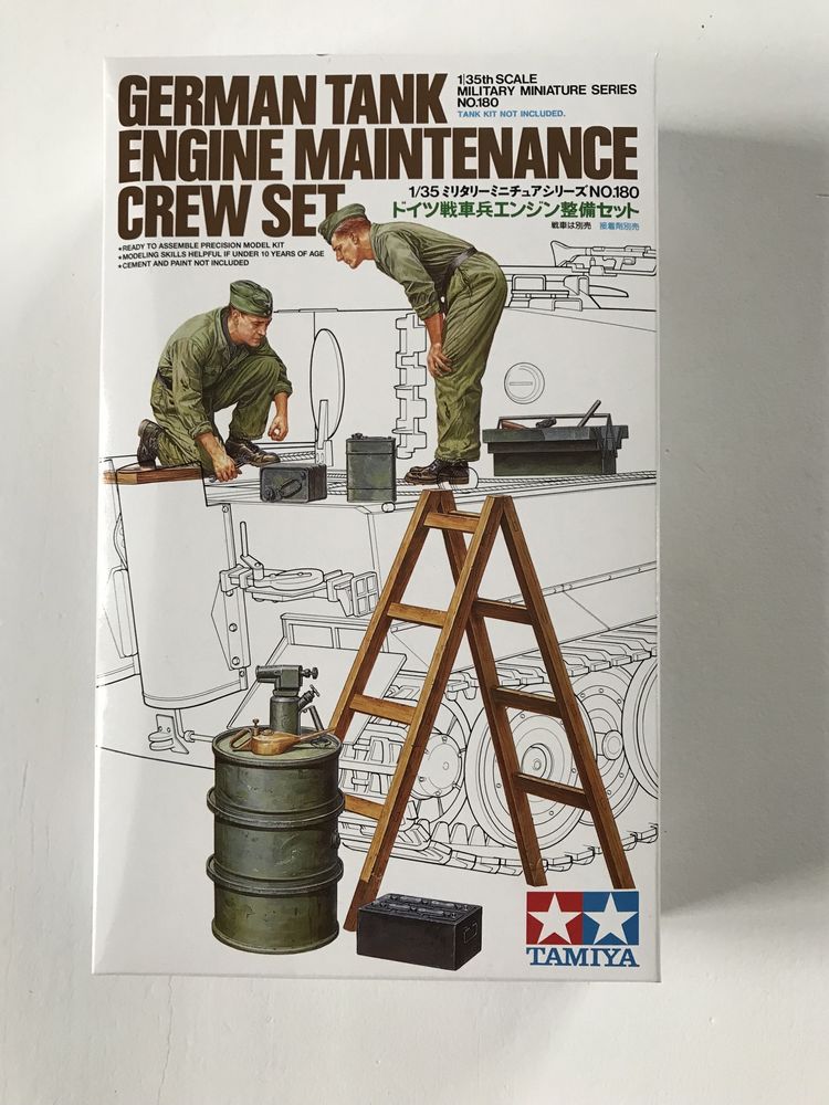 Figurki mechanik czołgu akcesoria modelarskie Tamiya 35180