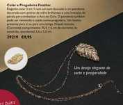 Colar e Pregadeira Feather Oriflame NOVO