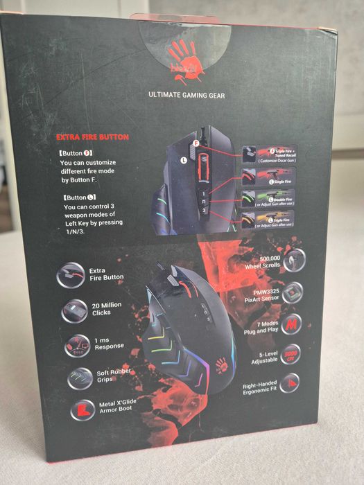 Mysz gamingowa A4Tech Bloody J95 RGB