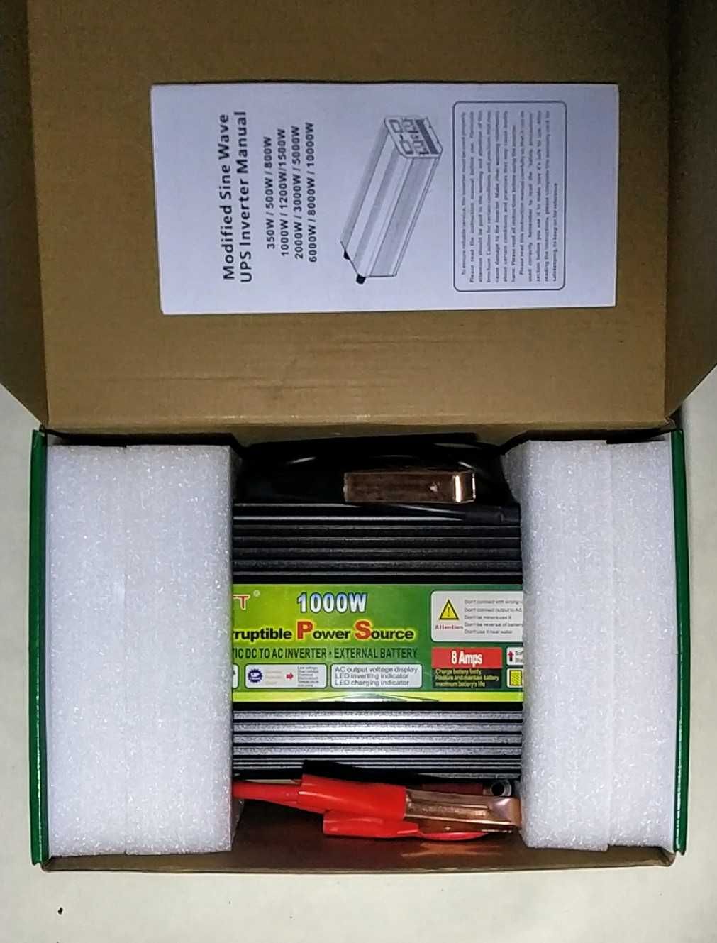 инвертор 12/220в. новый.