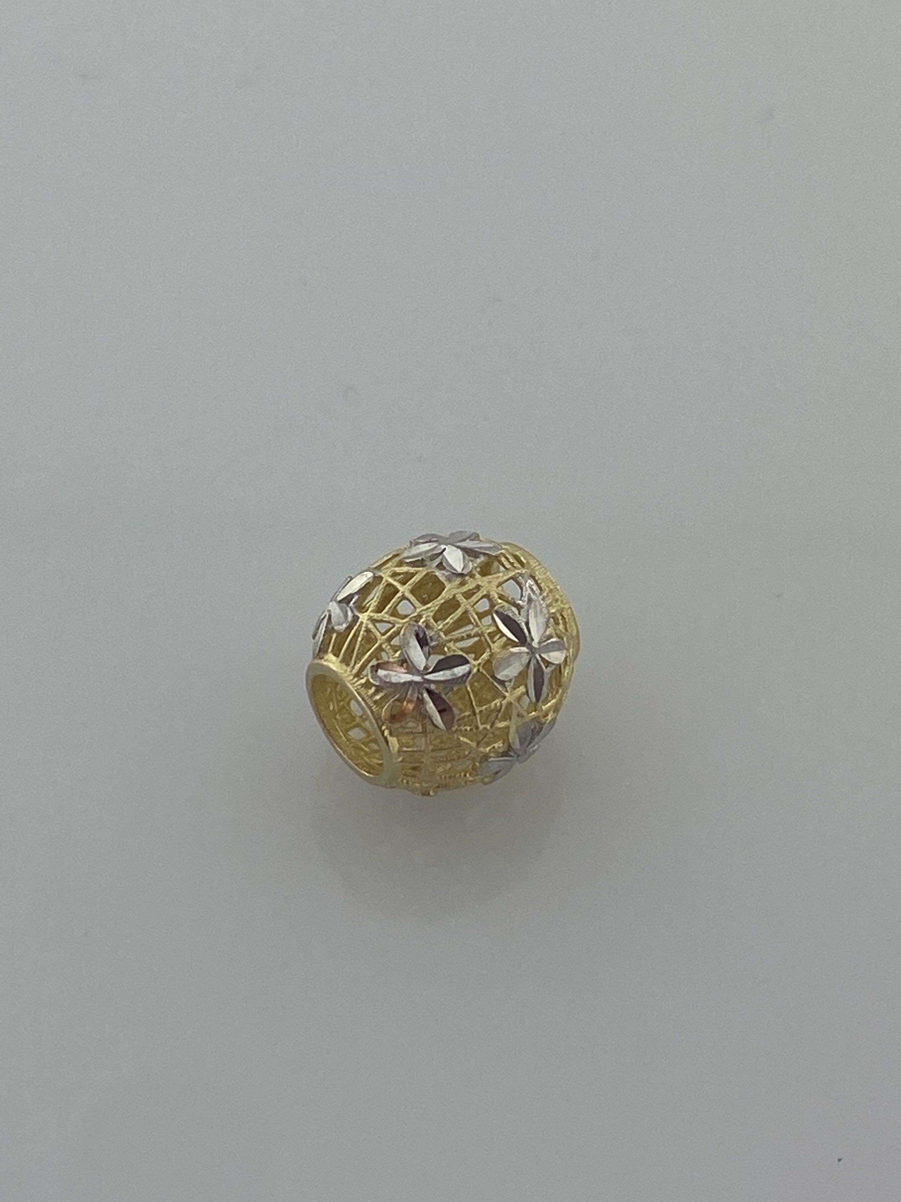 Złoty element charms na bransoletkę Pandora, Próba 585. Nowy (2184)