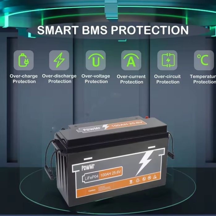 В дорозі Акумулятор Lifepo4 Powmr Easun 24v 100ah