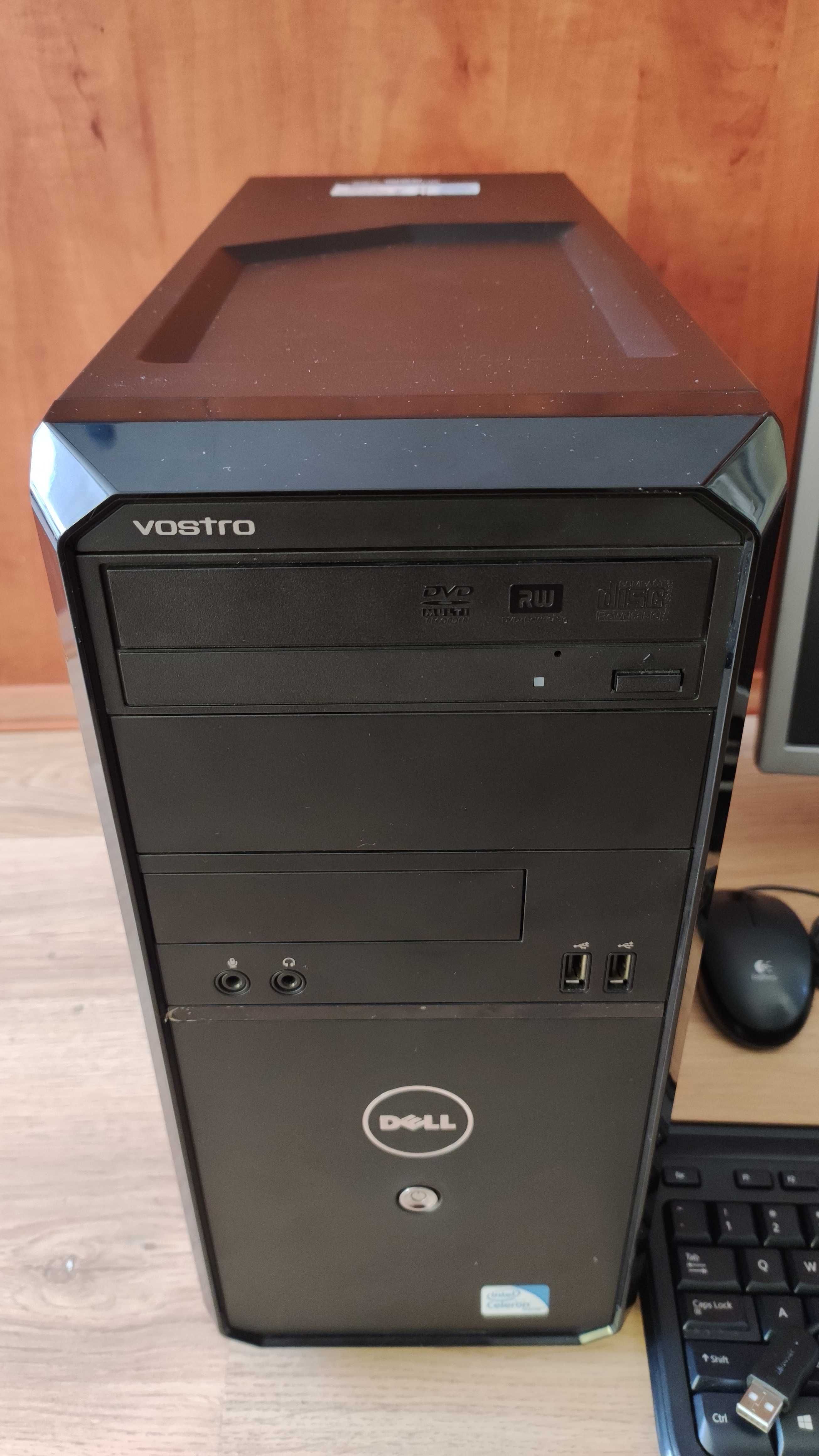 Zestaw komputerowy z Win10, komputer Dell, monitor, klawiatura, mysz