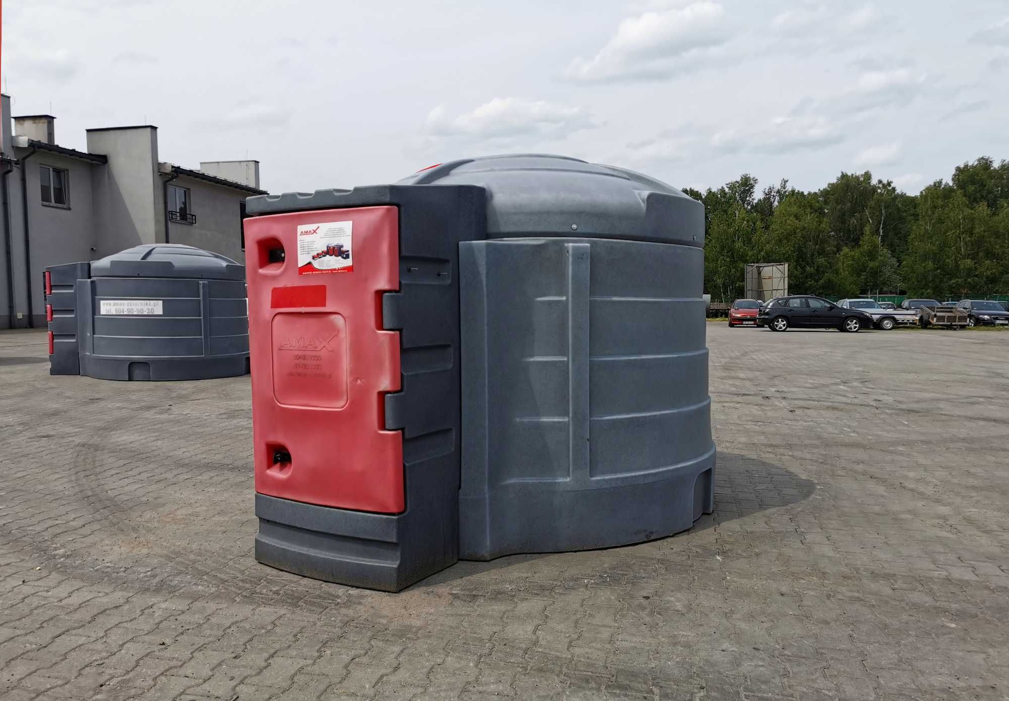 Zbiornik 5000 L na olej napędowy, opał, dwupłaszczowy używany, AMAX