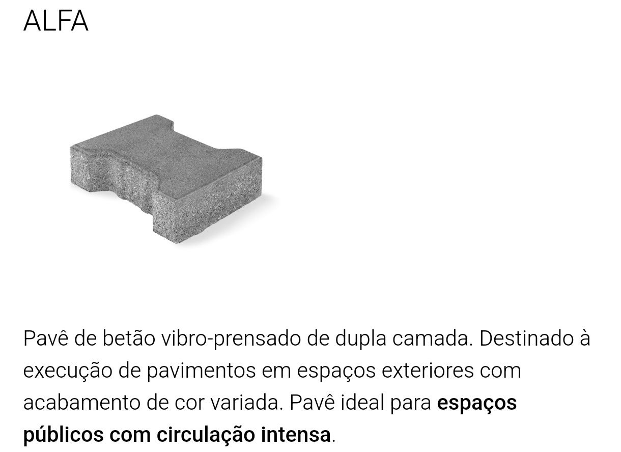 Pavimentação em Pavê
