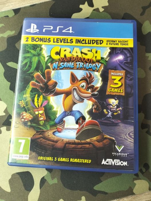 Ігровий диск для прейстейшен 4 назва( Crash  bandicoot)