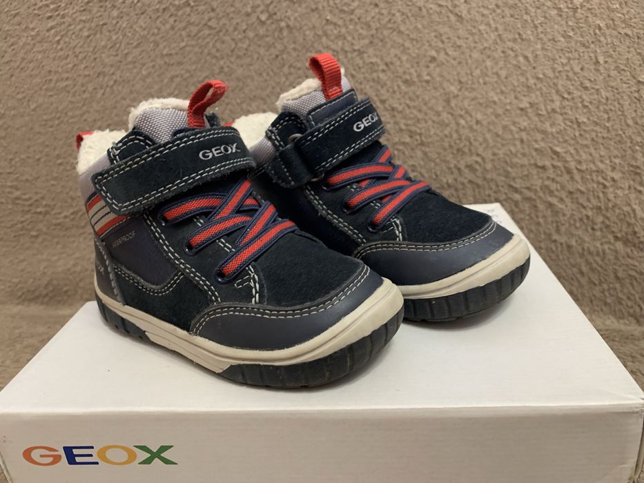 Дитячі зимові черевики Geox, дитяче взуття, сапожки, 21  розмір